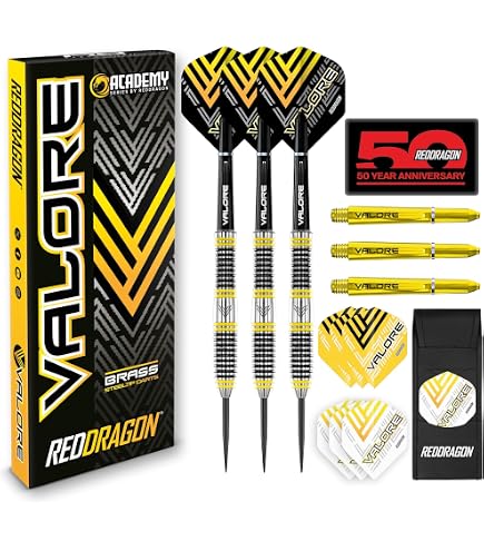 RED DRAGON Luke Humphries Coolhand 22g Brass Darts Set with